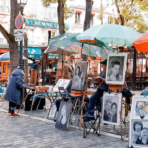 painting from place du tertre